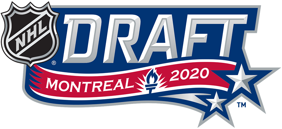 NHL Draft 2020 Unused Logo v2 iron on heat transfer
